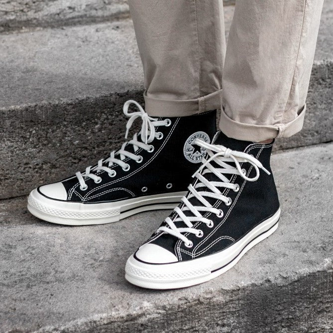 CHUCK 70 HI BLACK/BLACK/EGRET