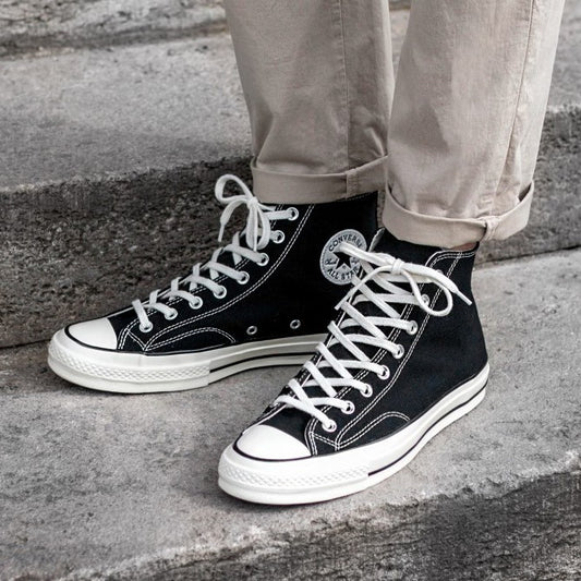 CHUCK 70 HI BLACK/BLACK/EGRET