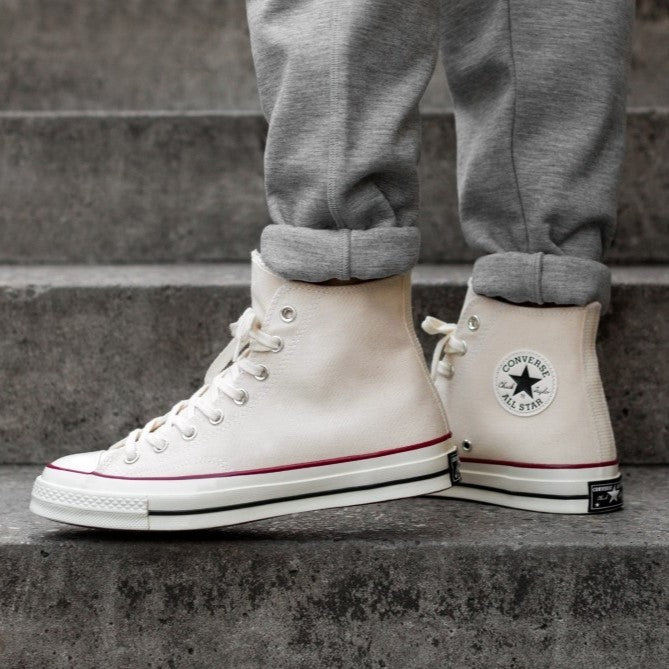 CHUCK 70 HI PARCHMENT/GARNET/EGRET