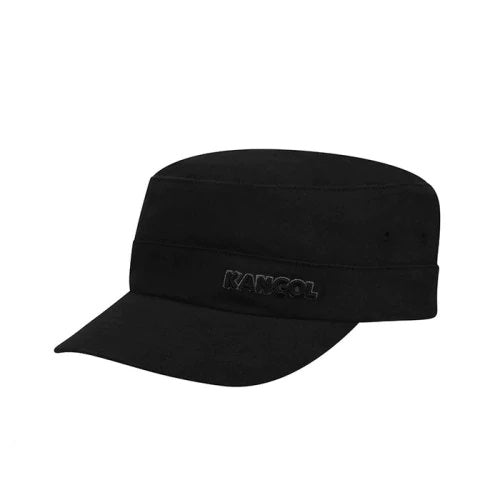 COTTON TWILL ARMYCAP_BLACK