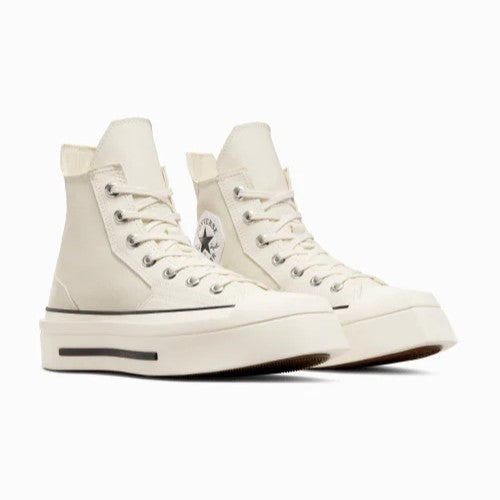 CHUCK 70 DE LUXE SQUARED HI EGRET/BLACK