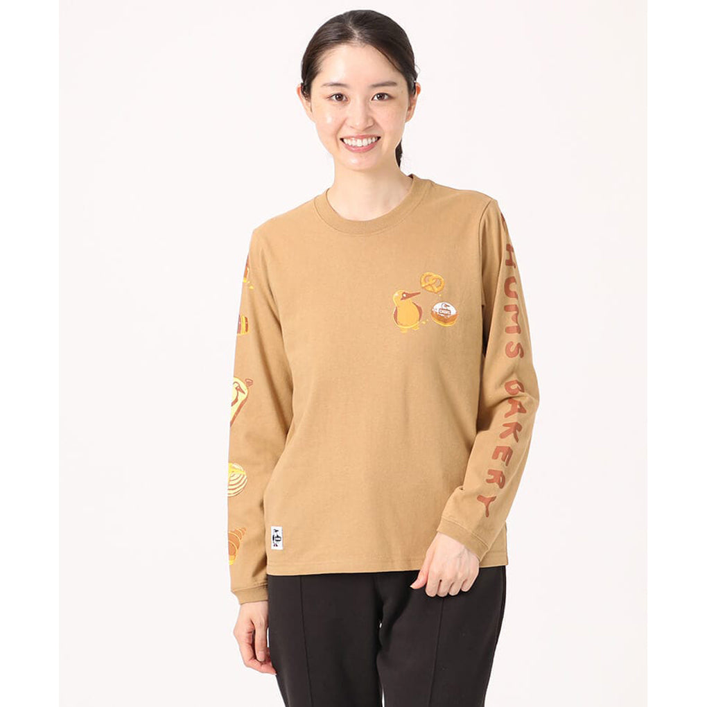 CHUMS BAKERY BRUSHED L/S T-SHIRT MS