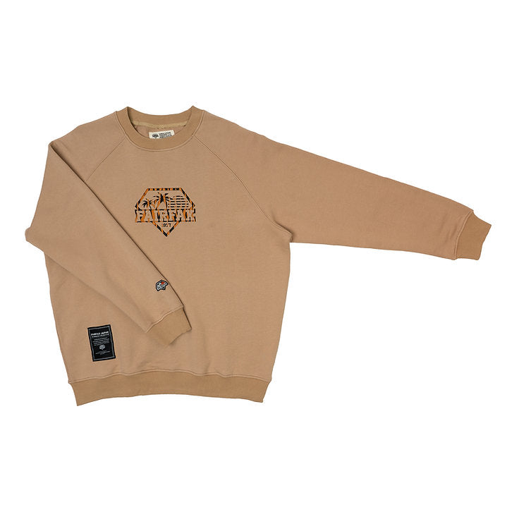 TIGER STRIPE - LOGO PRINT CREWNECK
