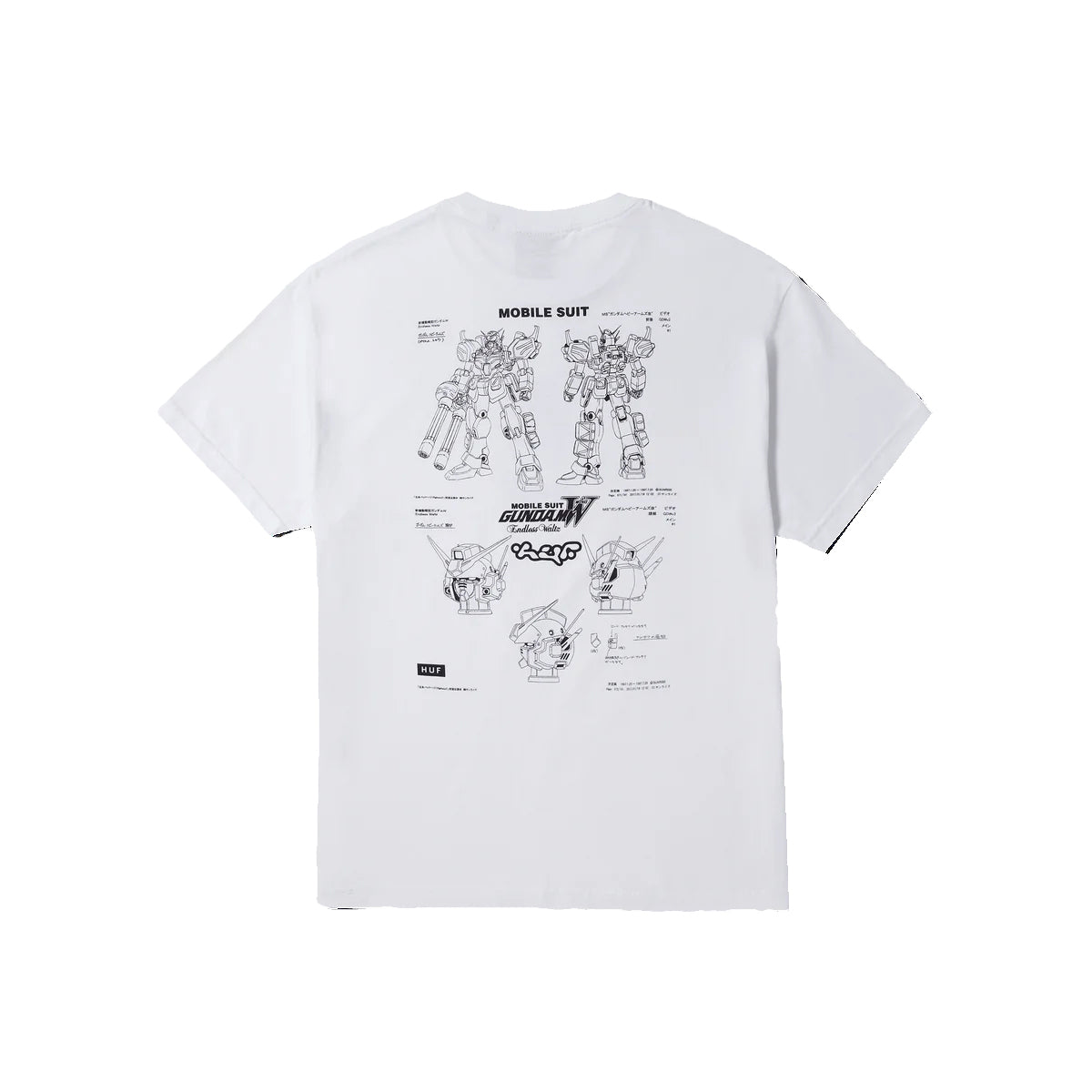 GUNDAM HEAVY ARMS SCHEMATICS SS TEE
