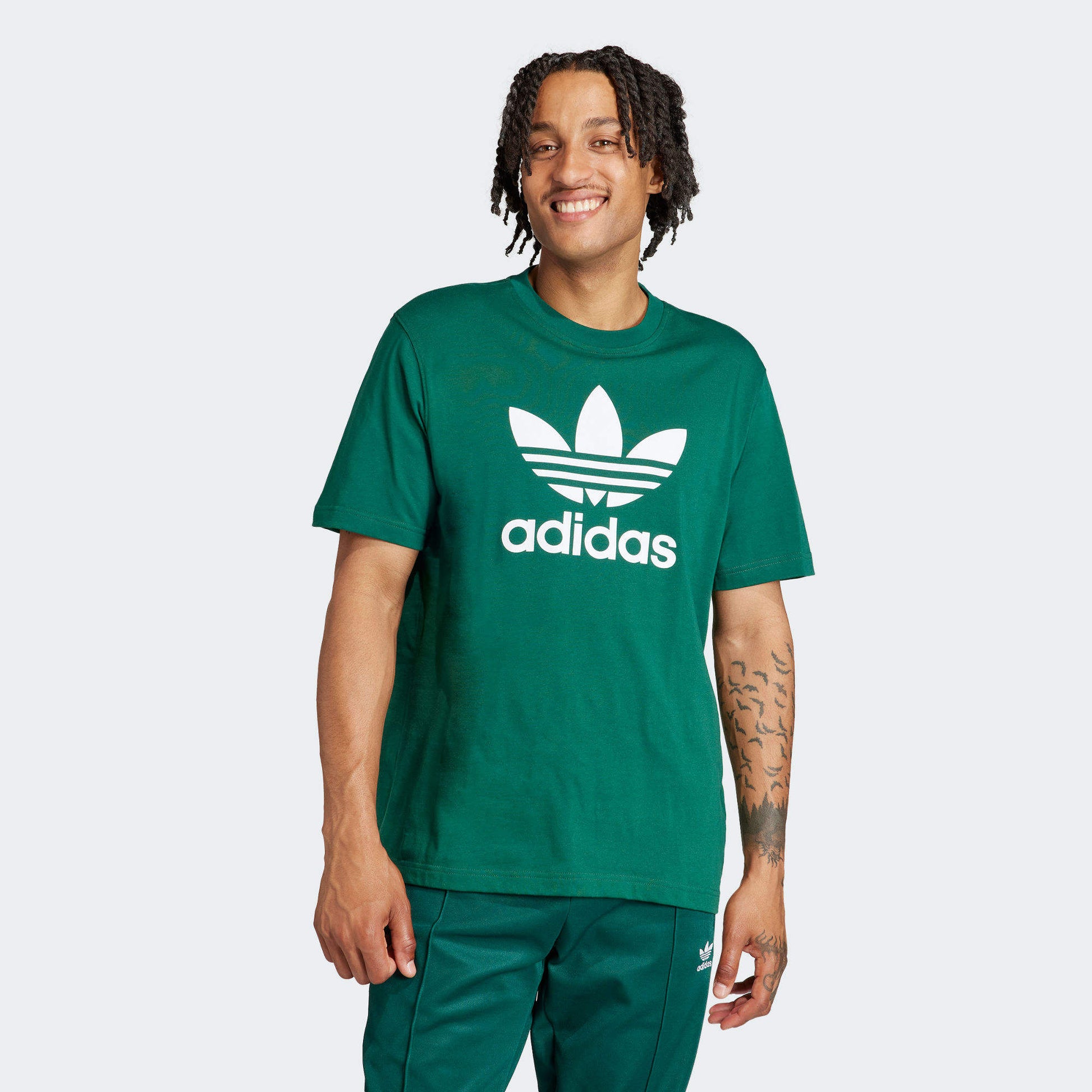 TREFOIL T-SHIRT (COLLEGIATE GREEN)