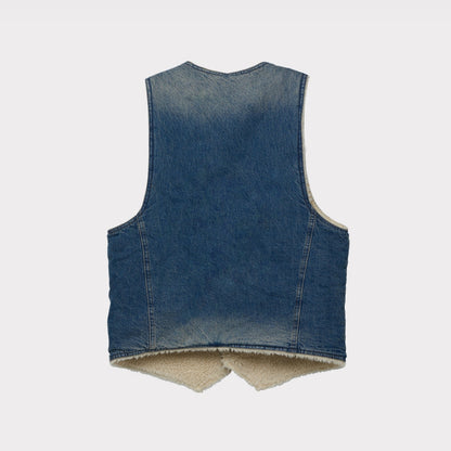 LE REV SHERPA VEST L MID BLUE WASH