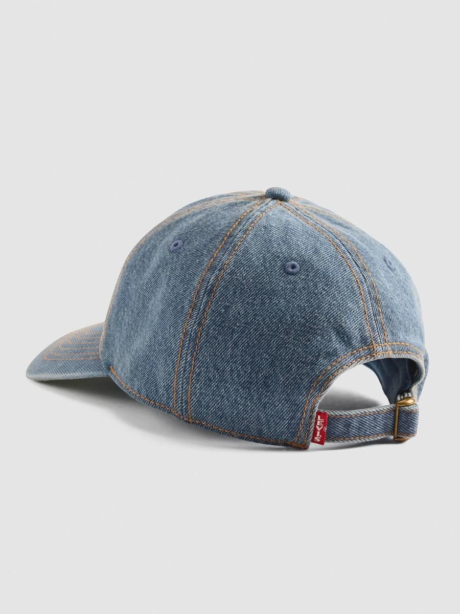 LS MONOGRAM CAP INDIGO MID WASH 8