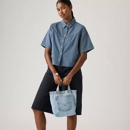 MINI LEVI'S TOTE OCEAN INDIGO WASH 12