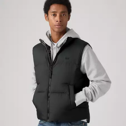 ROCKWELL REVERSIBLE VEST DUTTON PLAID GR