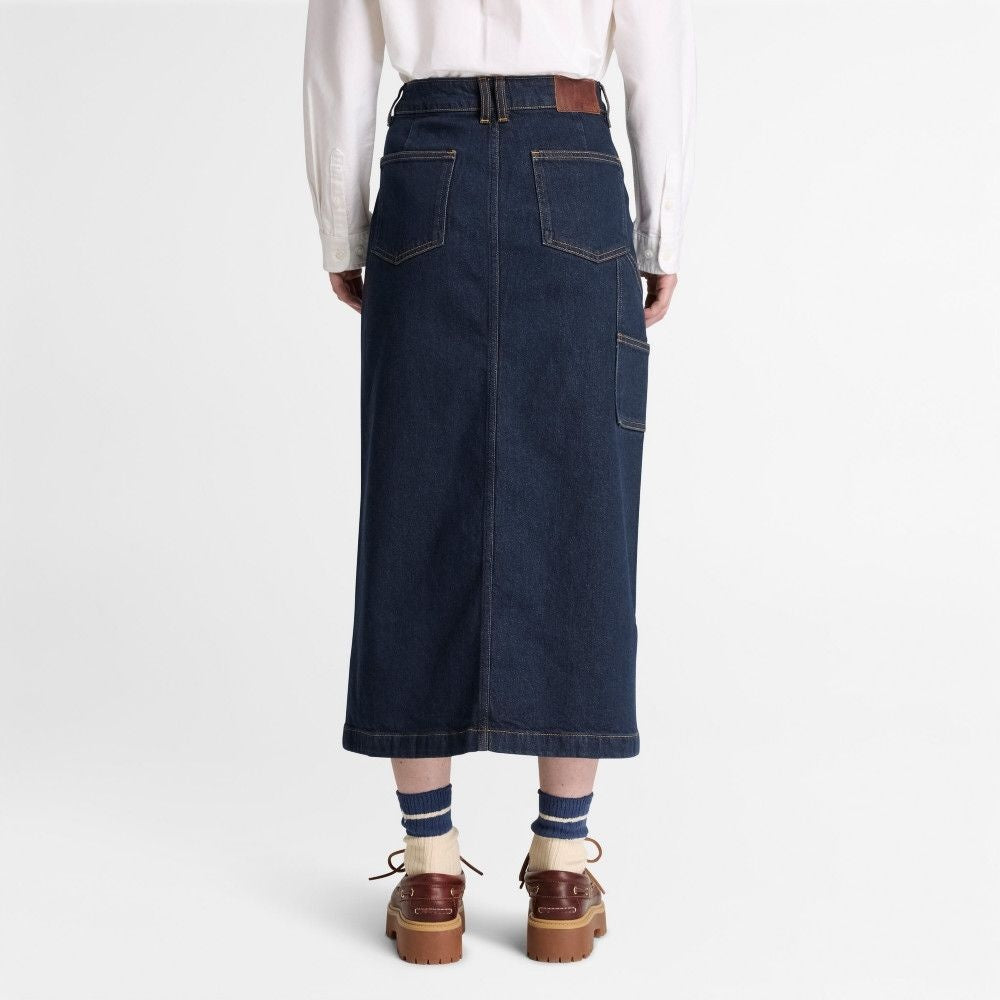 Long Denim Skirt RINSE,FQ