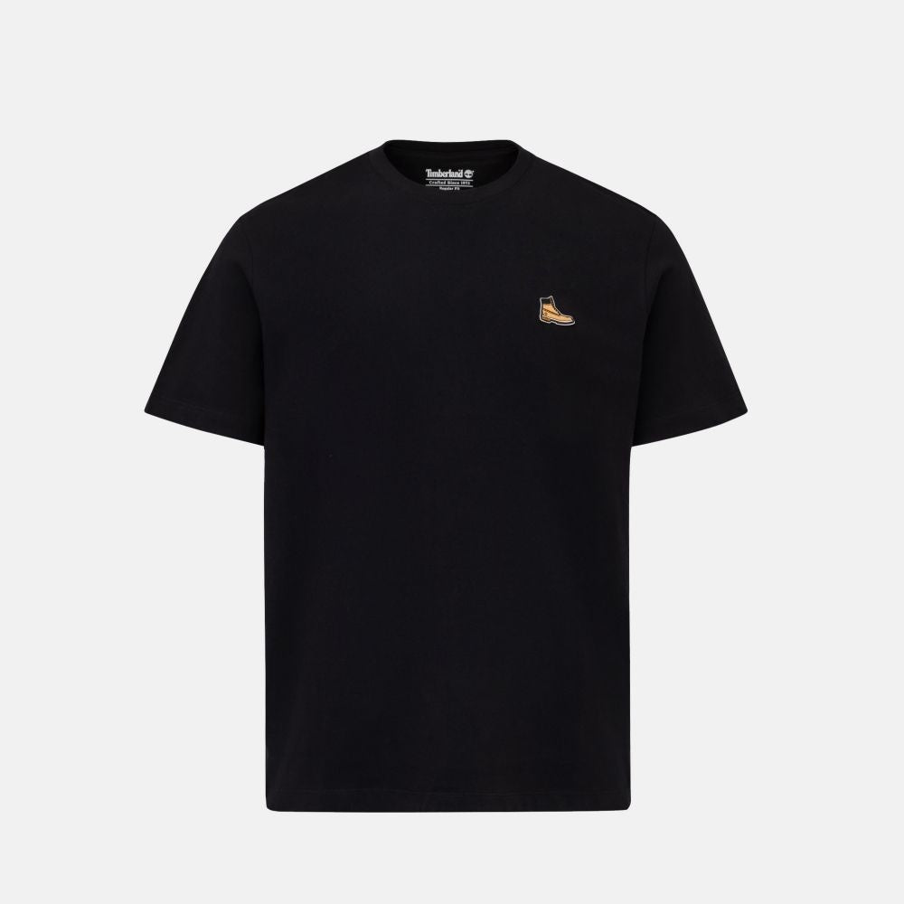 Yellow Boot Badge SS Tee BLACK,FQ