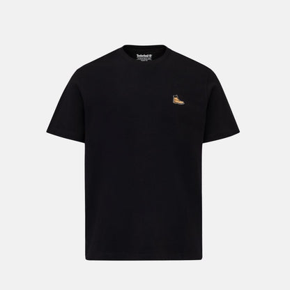 Yellow Boot Badge SS Tee BLACK,FQ