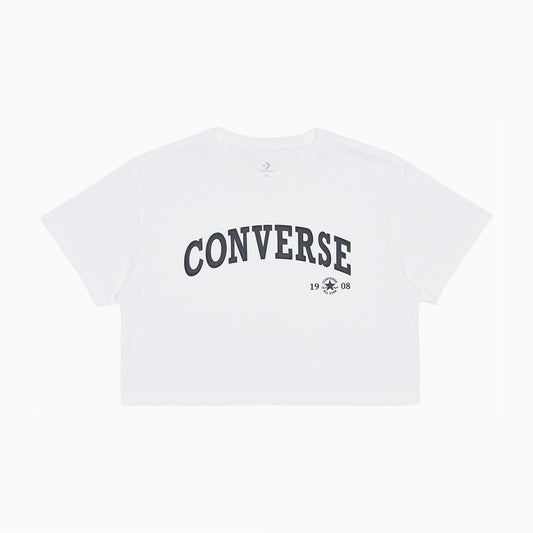 RETRO CHUCK CROPPED TEE WHITE