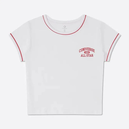 RETRO CHUCK SS FASHION TOP WHITE