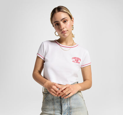 RETRO CHUCK SS FASHION TOP WHITE