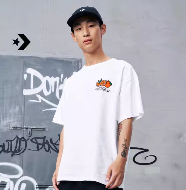LOOSE FIT JUICE TEE WHITE