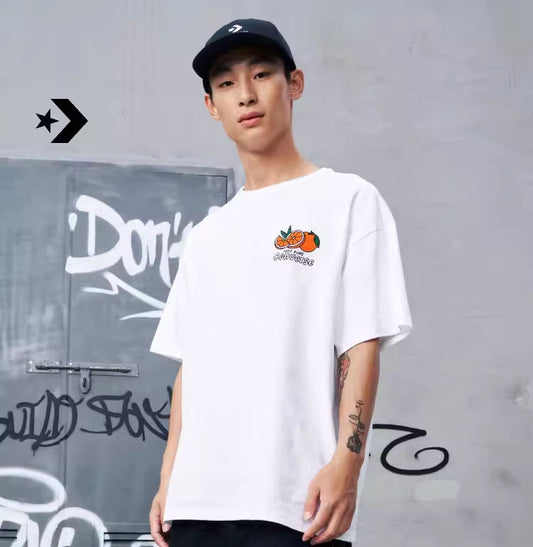 LOOSE FIT JUICE TEE WHITE