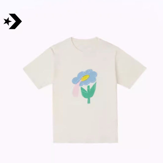 COLOR GRAPHIC TEE EGRET