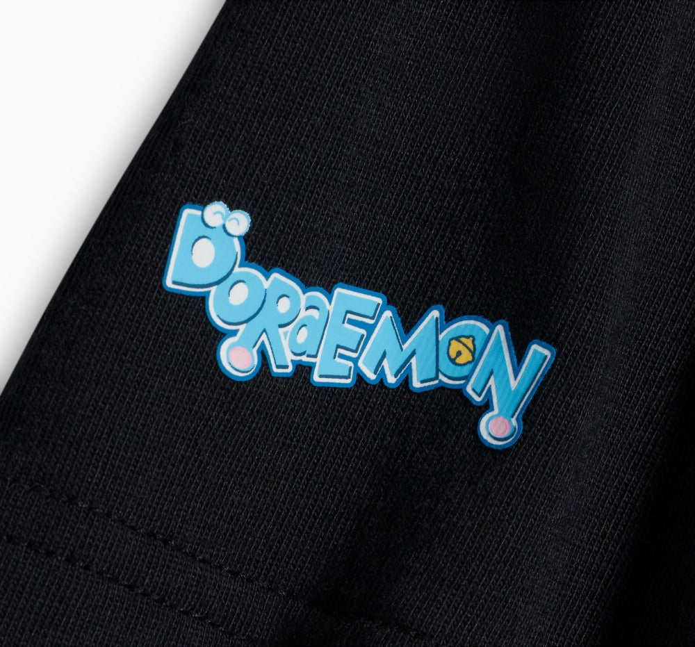 DORAEMON GRAPHIC TEE BLACK
