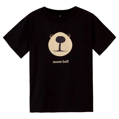MONTBELL WICKRON TEE KS MONTA BEAR FACE