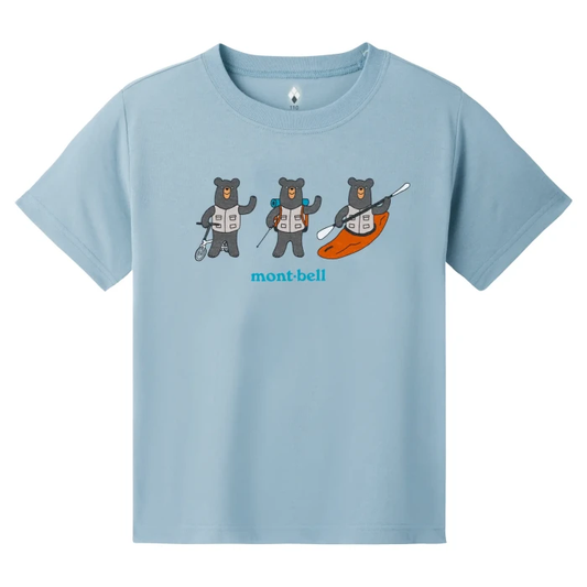 MONTBELL WICKRON TEE KS NOASOBI BEAR