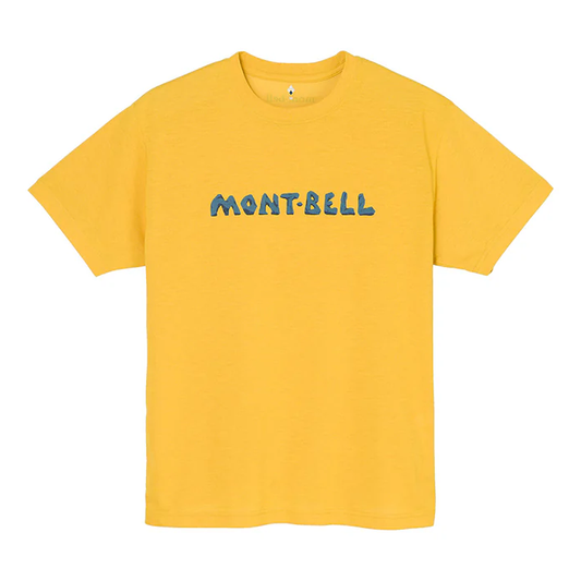 MONTBELL WICKRON TEE ROCK LOGO