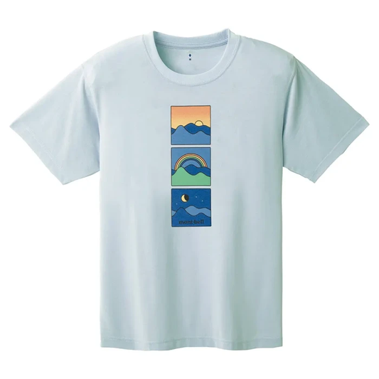MONTBELL WICKRON TEE A DAY IN THE MOUNTAINS