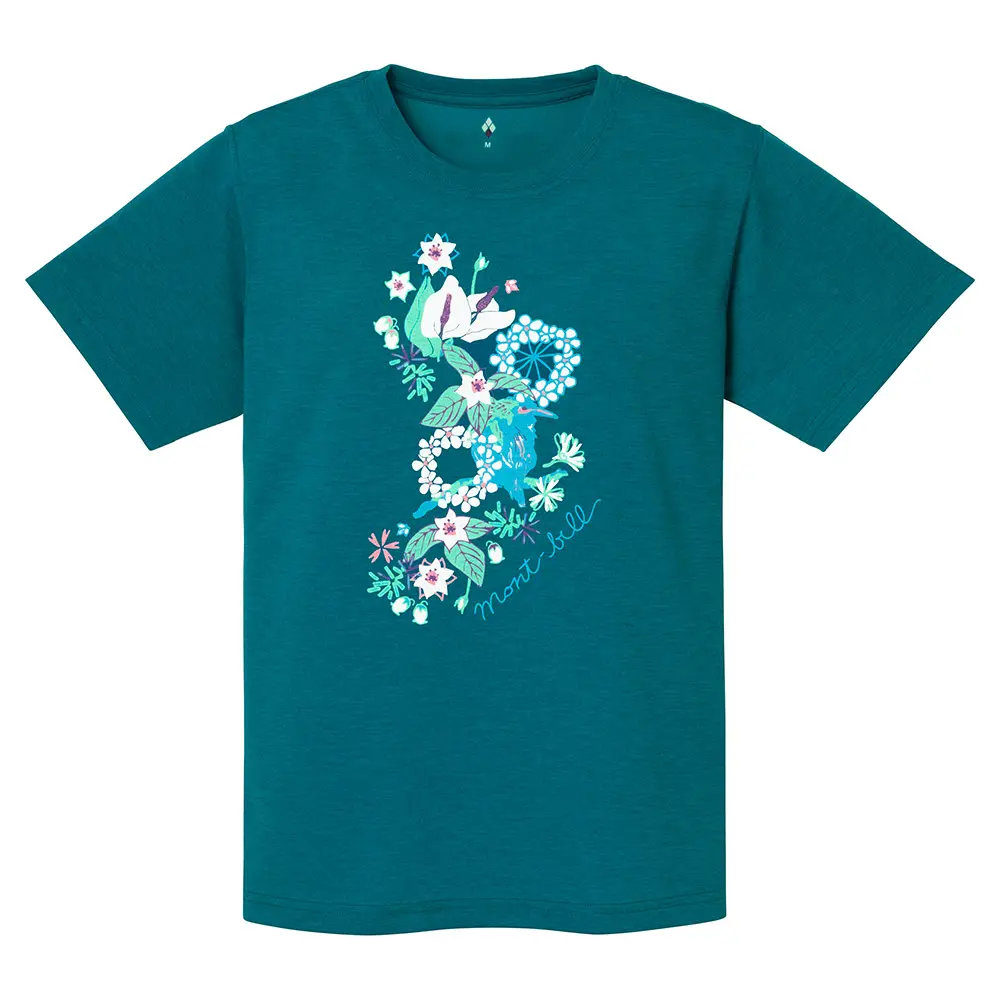 WICKRON TEE WS BIRD AND FLOWERS