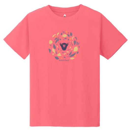 MONTBELL WICKRON TEE KS LEAF DANCE