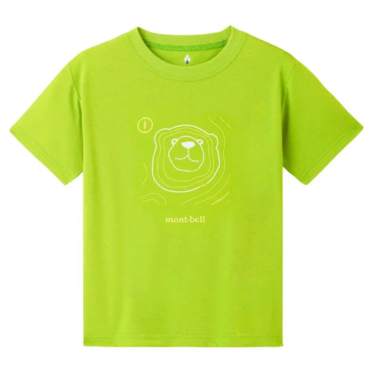 MONTBELL WICKRON TEE KS MAP BEAR 