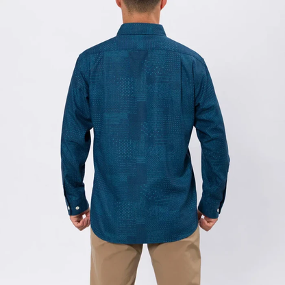MONTBELL WICKRON O.D. PRINT SHIRT MS