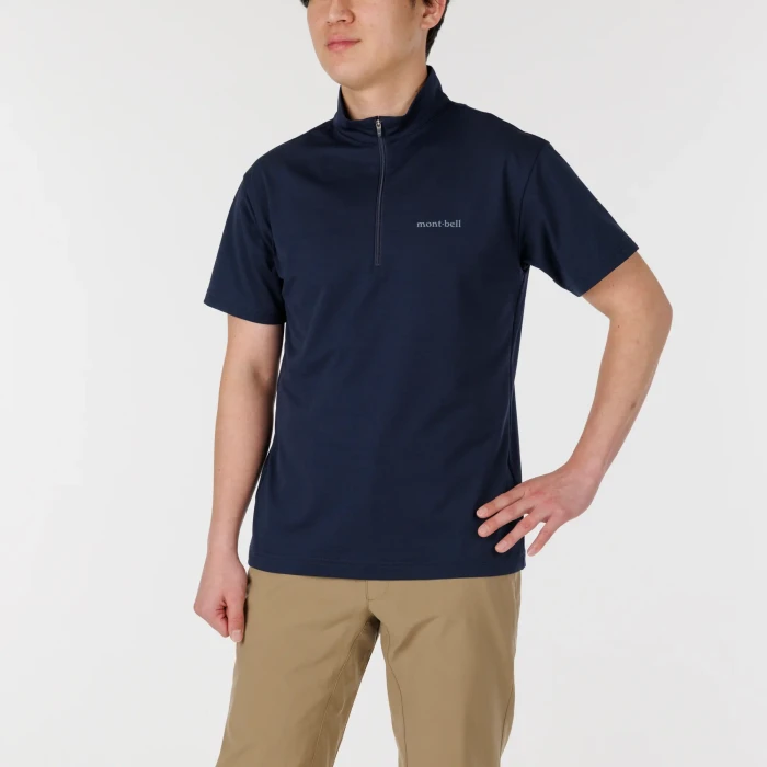 WICKRON UV TECT SHORT SLEEVE ZIP SHIRT MS