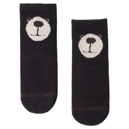 MONTBELL WICKRON TRAVEL SOCKS MONTA BEAR BABYS
