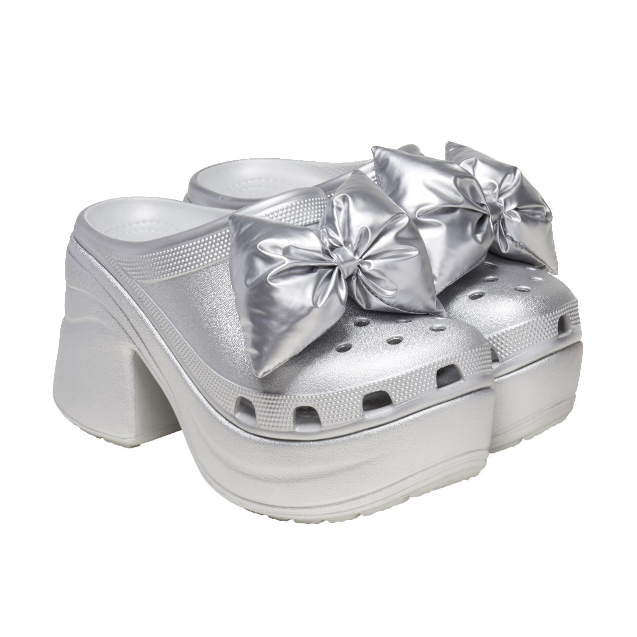 404 UA SIREN METALLIC BOW CLOG