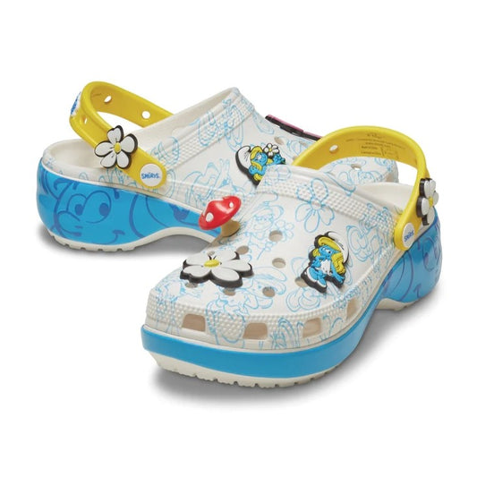 501 SMURFS W PLATFORM CLOG