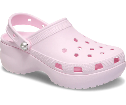 501 W CLASSIC PLATFORM PEARL CLOG