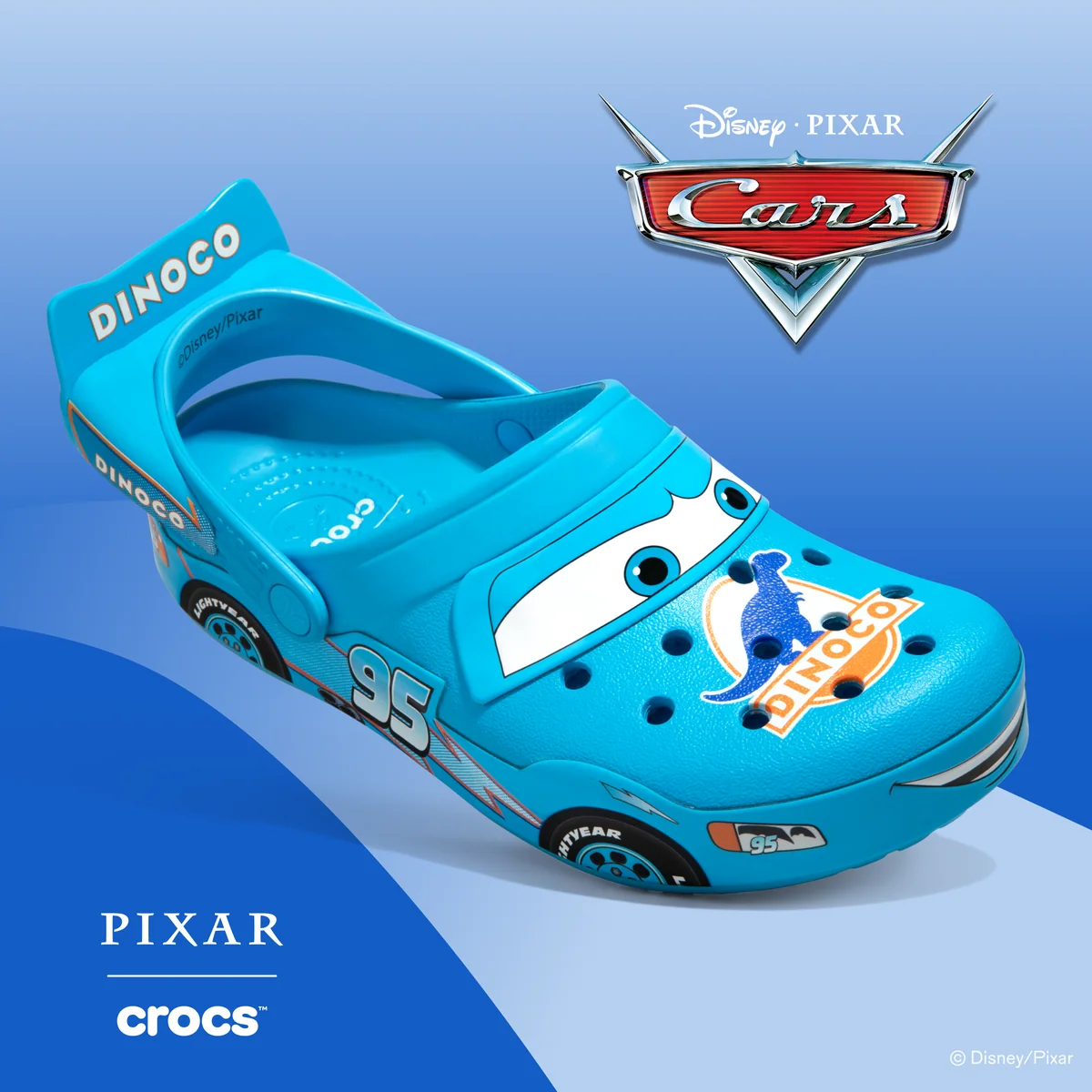 609 UA LIGHTNING MCQUEEN DINOCO CROCBAND