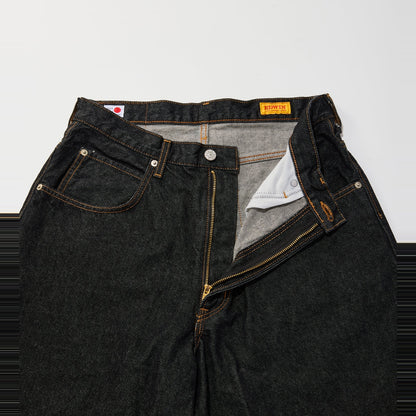 ESP YELLOW TAB HAKAMA JEANS BLACK OW