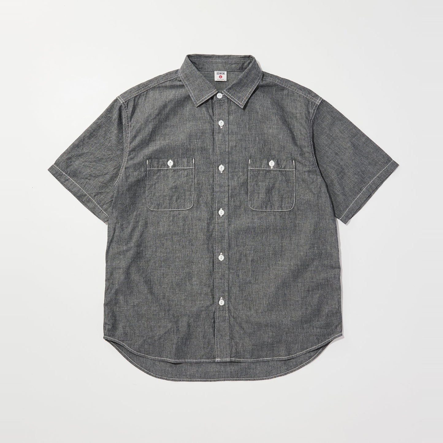 WORK SHIRT S/S OW BLACK CHAMBRAY
