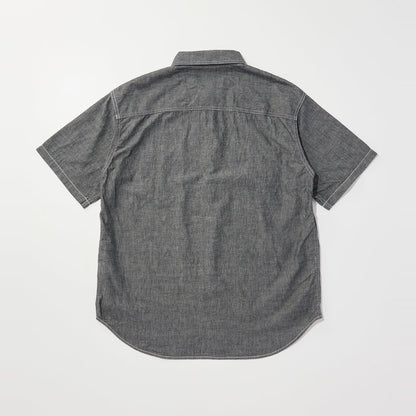 WORK SHIRT S/S OW BLACK CHAMBRAY