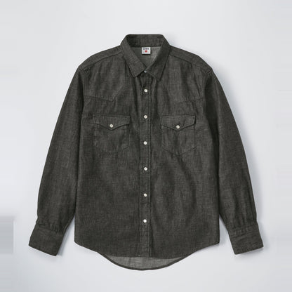 WESTERN SHIRT L/S BlackOW