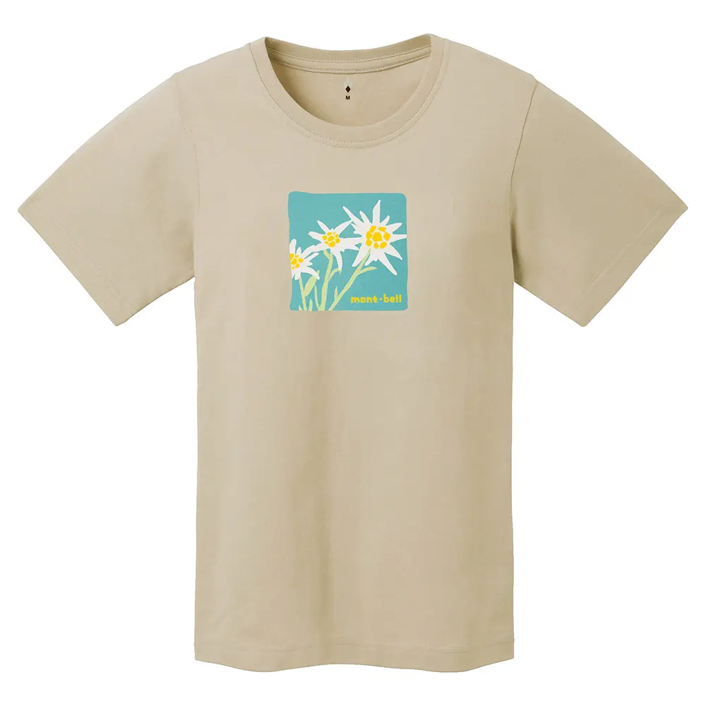 PEAR SKIN COTTON TEE WS EDELWEISS