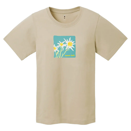 PEAR SKIN COTTON TEE WS EDELWEISS