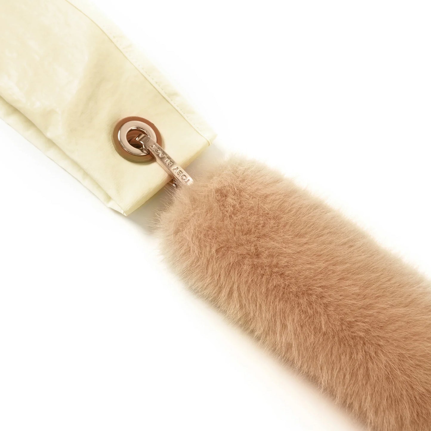 Bunny Fusion toby bag with detachable faux fur