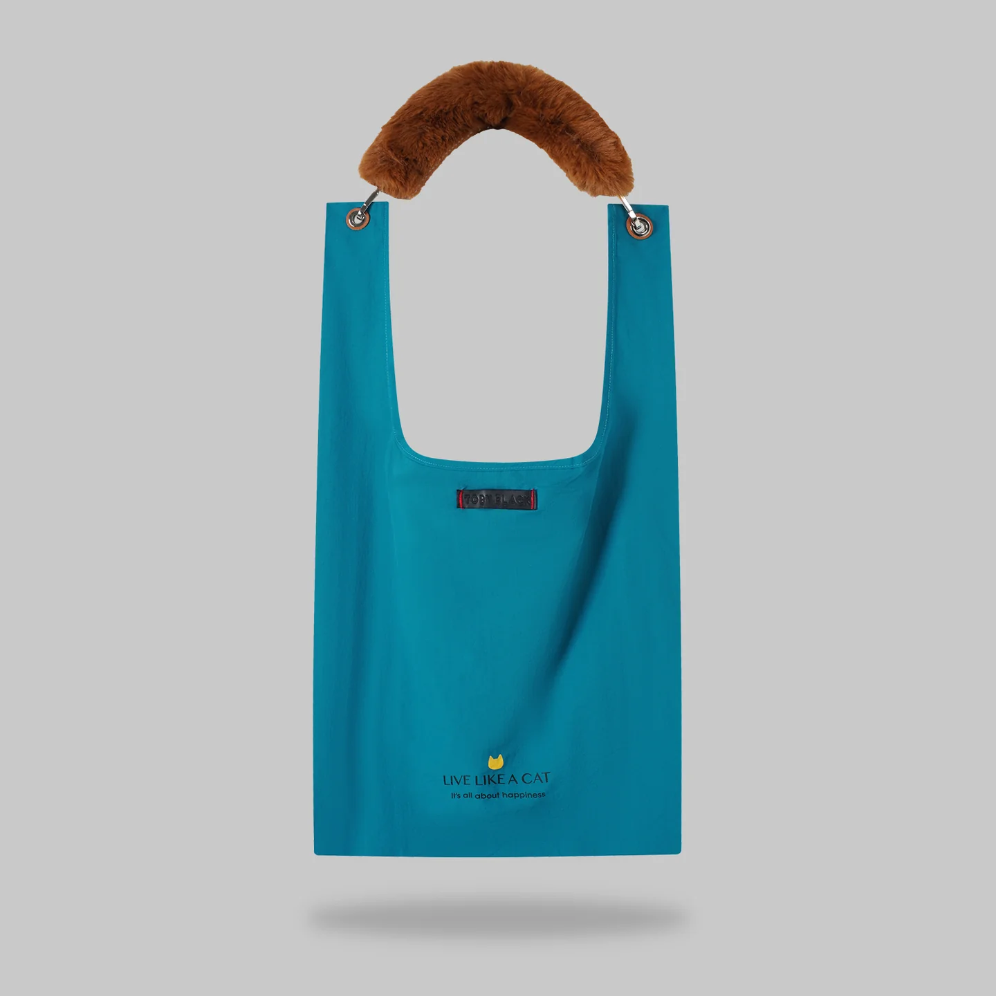 Happy Cat Toby bag with detachable faux fur