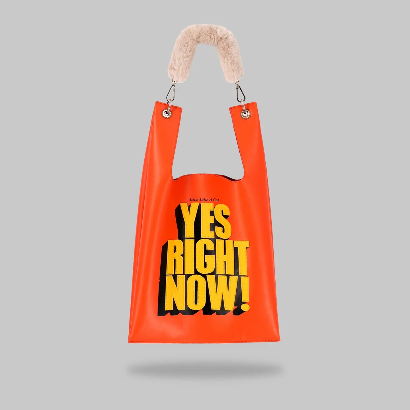 YES RIGHT NOW faux leather toby bag