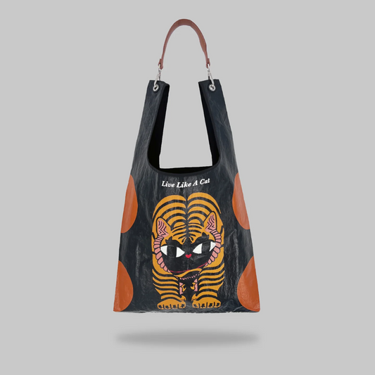 CATIGER toby bag with detachable leather strap