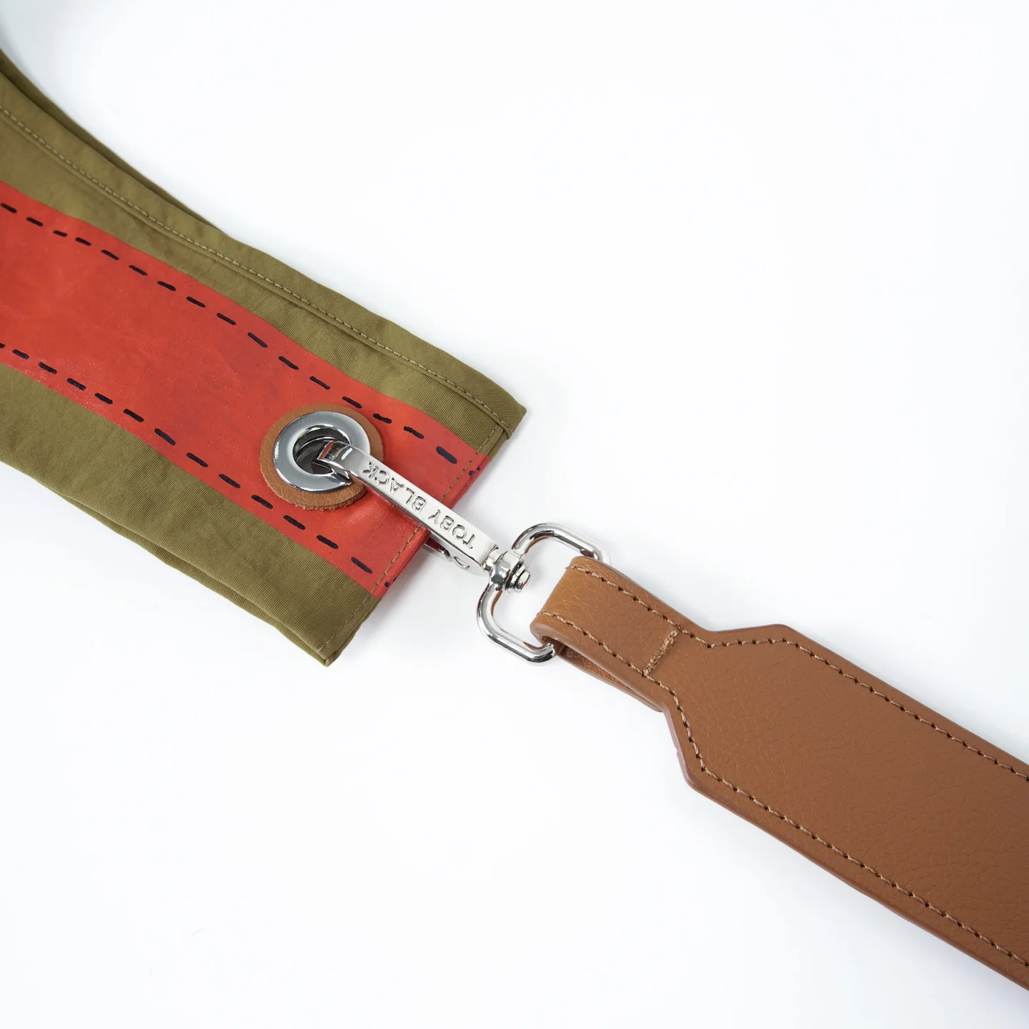 Off‑Duty Puff toby bag with detachable leather