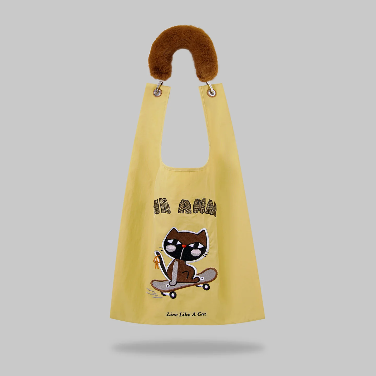 RUN AWAY toby bag with detachable leather