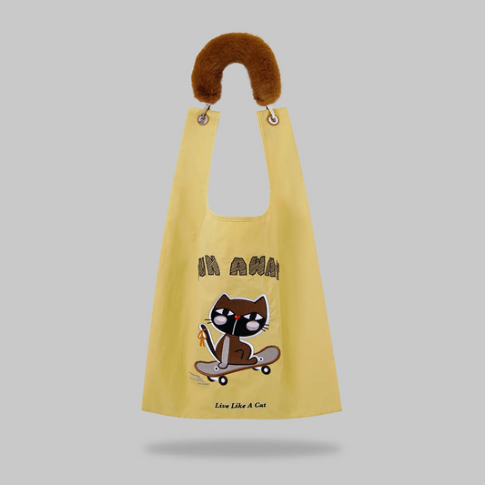 RUN AWAY toby bag with detachable leather